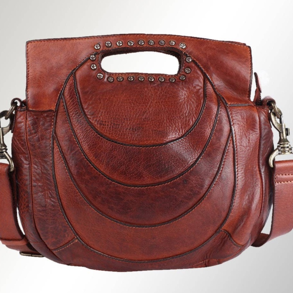 Spaghetti Western Leather Handle/Crossbody Bag